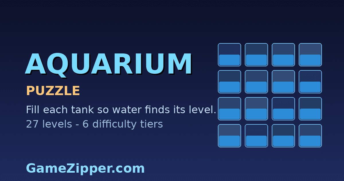 Aquarium Puzzle Online