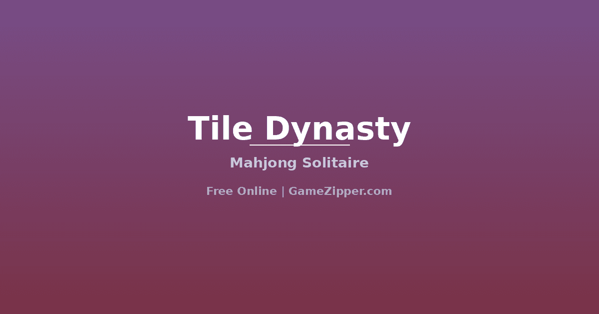 Tile Dynasty Mahjong Online